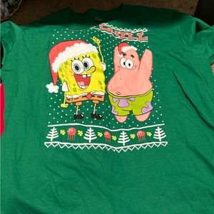 Christmas SpongeBob shirt